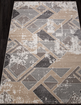 Российский прямоугольный ковёр D979 BEIGE