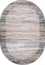Российский овальный ковёр D983 BEIGE-BLUE