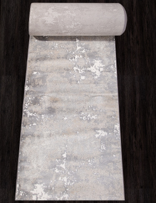 Российская прямоугольная дорожка D996 CREAM-GRAY