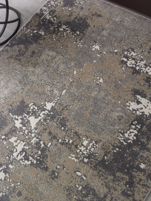 Российский прямоугольный ковёр D996 CREAM-GRAY