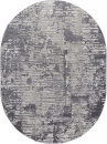 Российский овальный ковёр D999 CREAM-GRAY