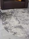 Российский овальный ковёр D999 CREAM-GRAY