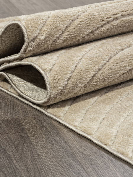 Российский прямоугольный ковёр E126AP BEIGE / BEIGE