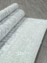 Российский прямоугольный ковёр E365AP GREY / WHITE