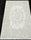 Российский прямоугольный ковёр E413AC BEIGE / WHITE