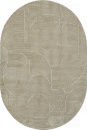 Российский овальный ковёр E508AK D.BEIGE / BEIGE