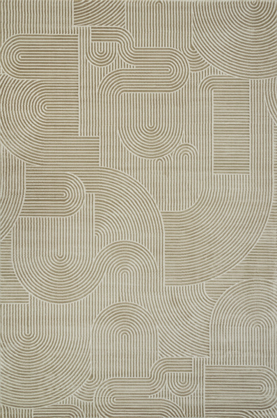 Российский прямоугольный ковёр E508AK D.BEIGE / BEIGE