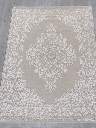 Российский прямоугольный ковёр E830AF BEIGE / CREAM