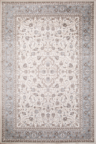 Российский прямоугольный ковёр F014 CREAM-L.BLUE