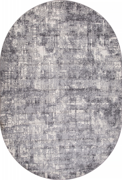 Российский овальный ковёр F050 GRAY