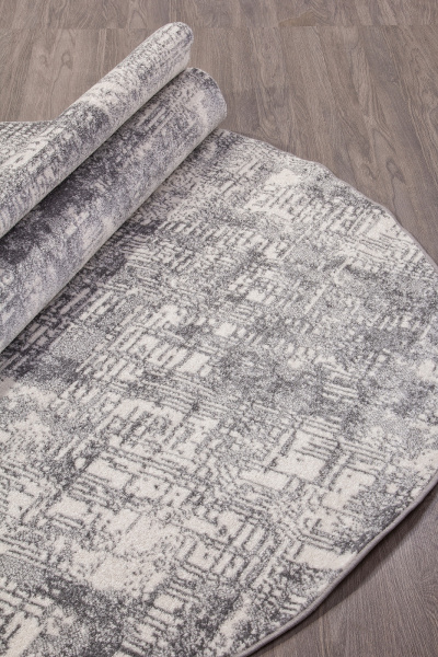 Российский овальный ковёр F050 GRAY