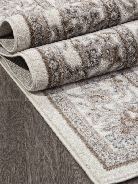 Российский прямоугольный ковёр F107 BEIGE