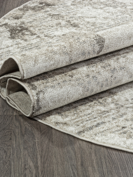 Российский овальный ковёр F152 BEIGE-BROWN
