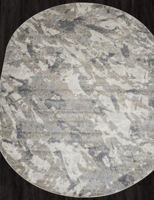 Российский овальный ковёр F153 BEIGE