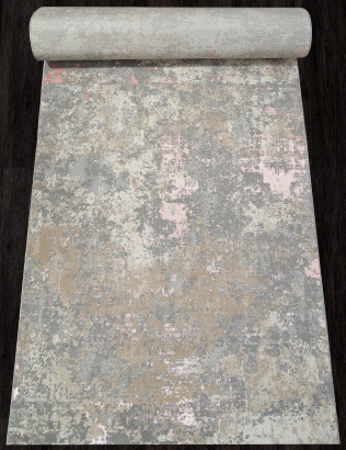 Российская прямоугольная дорожка F163 BEIGE-PINK