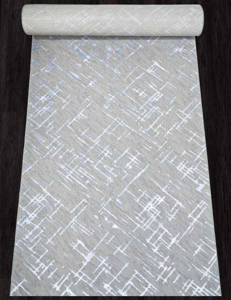 Ковровая дорожка F164 GRAY-BLUE 