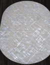 Российский овальный ковёр F164 GRAY-BLUE