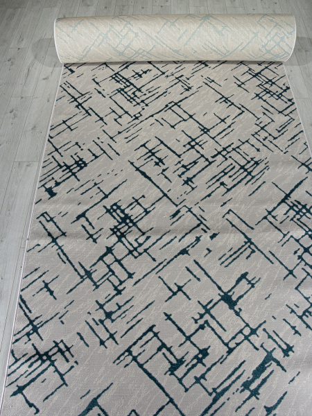 Ковровая дорожка F164 GRAY-D.BLUE 