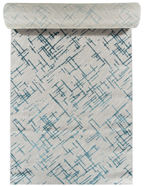 Ковровая дорожка F164 GRAY-D.BLUE 