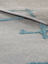 Ковровая дорожка F164 GRAY-D.BLUE 