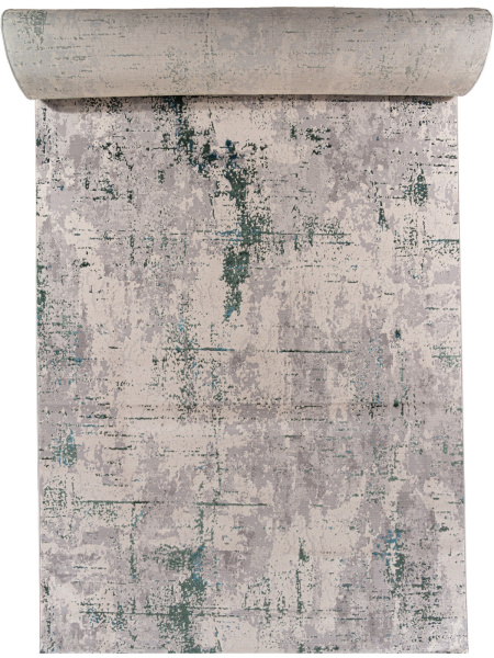 Ковровая дорожка F169 CREAM-D.GREEN 