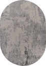 Российский овальный ковёр F169 CREAM-GRAY