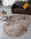 Российский овальный ковёр F172 BEIGE