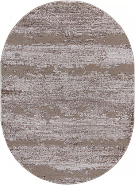 Российский овальный ковёр F173 BEIGE