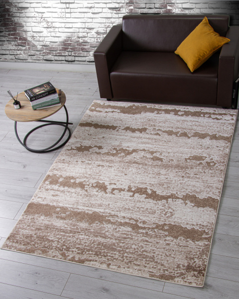 Российский прямоугольный ковёр F173 BEIGE