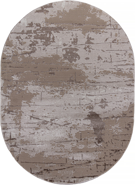 Российский овальный ковёр F174 BEIGE