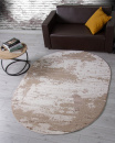 Российский овальный ковёр F174 BEIGE