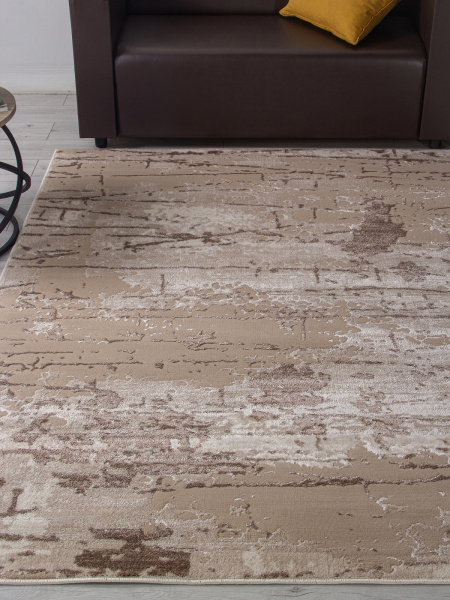 Российский прямоугольный ковёр F174 BEIGE