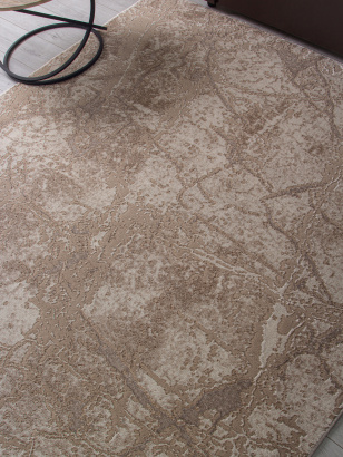 Российский прямоугольный ковёр F175 BEIGE