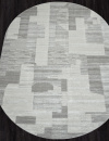 Российский овальный ковёр F190 CREAM-GRAY