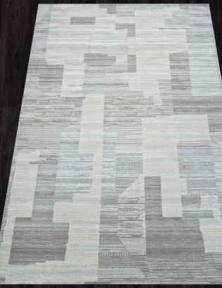 Российский прямоугольный ковёр F190 CREAM-GRAY