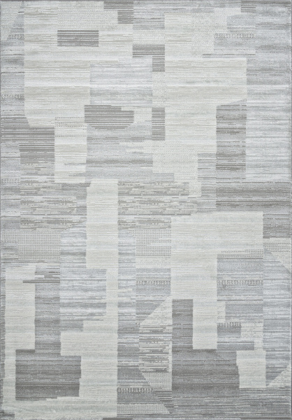 Российский прямоугольный ковёр F190 CREAM-GRAY