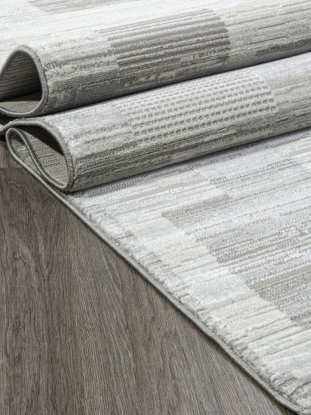 Российский прямоугольный ковёр F190 CREAM-GRAY