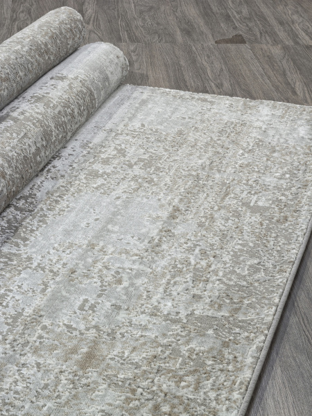 Российский прямоугольный ковёр F194 BEIGE-GRAY