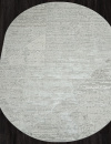 Российский овальный ковёр F196 CREAM-GRAY