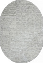 Российский овальный ковёр F196 CREAM-GRAY
