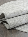 Российский овальный ковёр F196 CREAM-GRAY