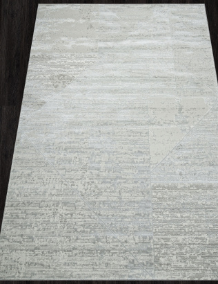 Российский прямоугольный ковёр F196 CREAM-GRAY
