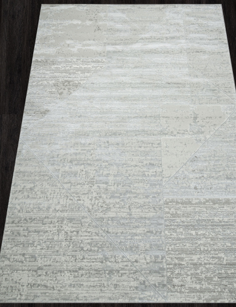 Российский прямоугольный ковёр F196 CREAM-GRAY