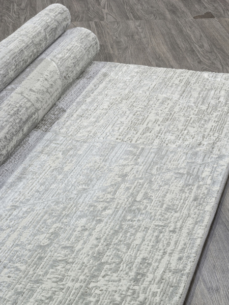 Российский прямоугольный ковёр F196 CREAM-GRAY