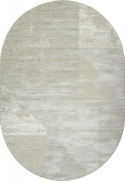 Российский овальный ковёр F196 CREAM-NATURAL
