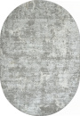 Российский овальный ковёр F197 CREAM-GRAY