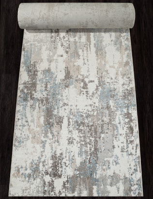 Российская прямоугольная дорожка F229 BEIGE-BLUE