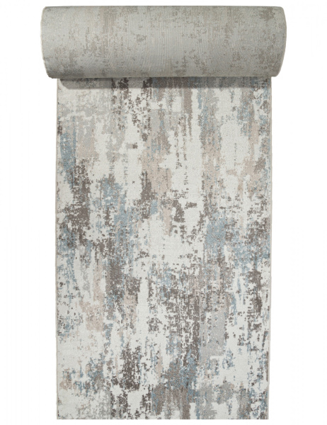 Ковровая дорожка F229 BEIGE-BLUE 