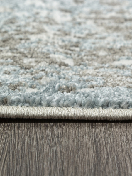 Российский овальный ковёр F229 BEIGE-BLUE