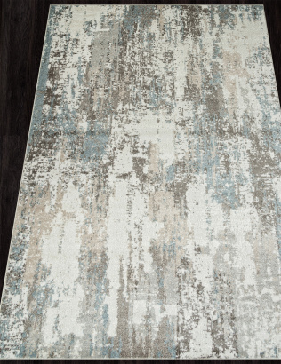 Российский прямоугольный ковёр F229 BEIGE-BLUE